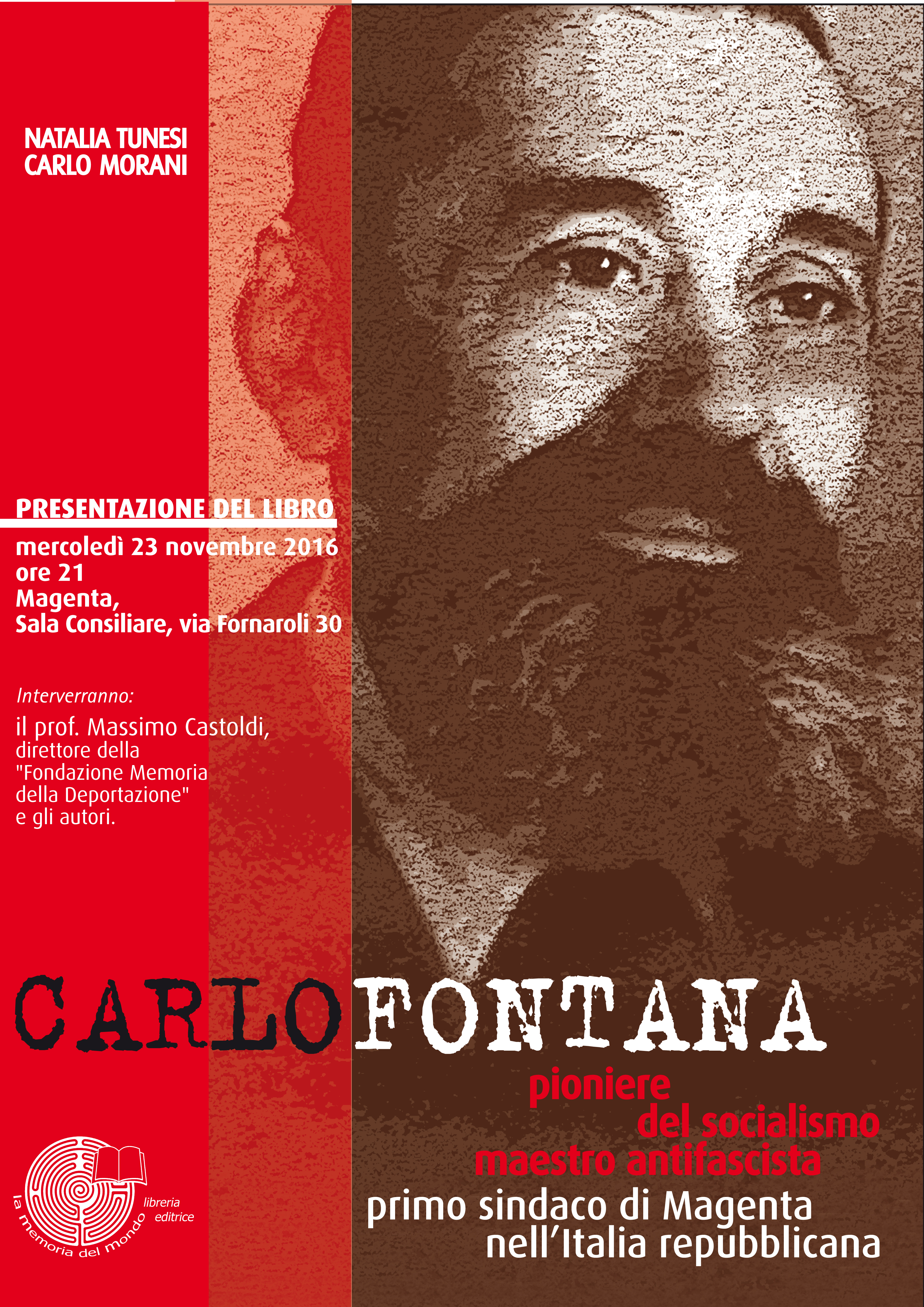 A Magenta Massimo Castoldi  ricorda i socialisti Carlo Fontana e Brenno Cavallari