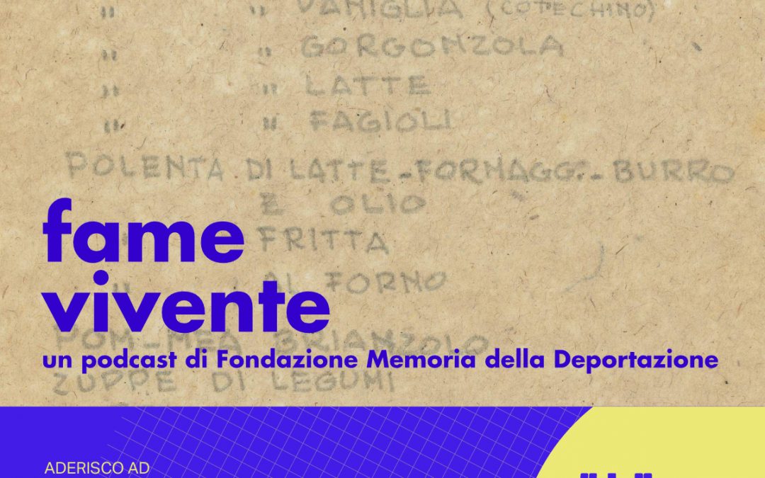 Archivissima 2025. Podcast FAME VIVENTE. Nella Notte degli Archivi #Dalla parte del futuro