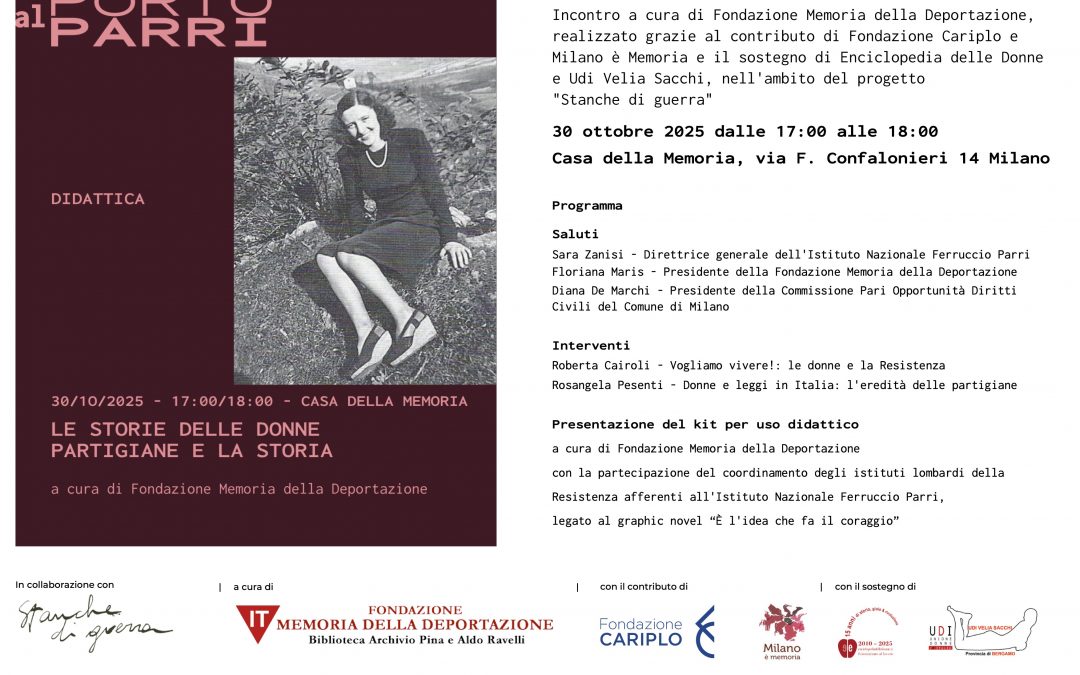 Le storie delle donne partigiane e la Storia